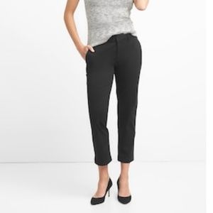 Gap size 6 regular slim cropped pinstriped pants